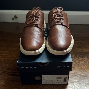Cole Haan Men's Tan Leather Oxfords